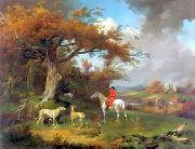 unknow artist Classical hunting fox, Equestrian and Beautiful Horses, 071. Spain oil painting artist